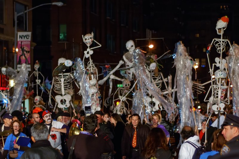 толпа + скелеты